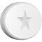 Ekena Millwork Standard Dalton Star Rosette With Rounded Edge, 8"W x 5 1/4"H x 3/4"P ROSP080X053X075DAL08 - alternate 1